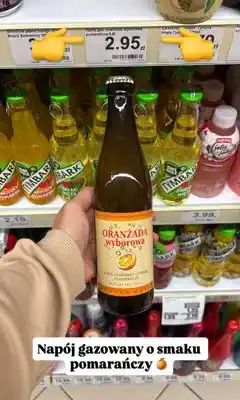 Dino Napój gazowany Oranżada Wyborowa o smaku pomarańczy oferta