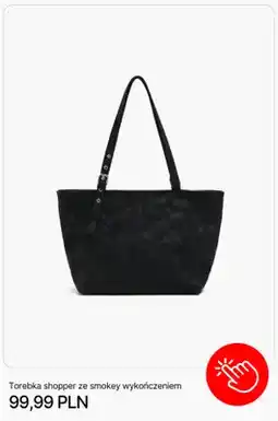 Cropp Torebka shopper ze smokey wykończeniem Cropp oferta