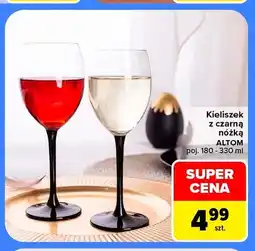 Carrefour Kieliszek z czarną nóżką Altom oferta