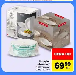 Carrefour Komplet obiadowy 18 elementów oferta