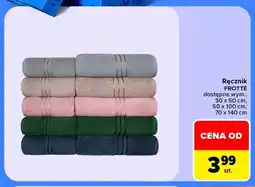 Carrefour Ręcznik frotté oferta