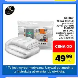 Carrefour Kołdra Teraz Ciepło 160x200 cm oferta