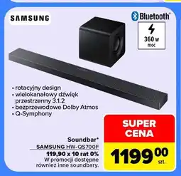 Carrefour Soundbar Samsung HW-QS700F oferta