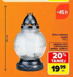 Carrefour Znicz szklany 284BT oferta