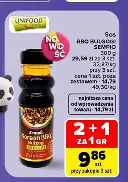 Carrefour Sos BBQ Bulgogi Sempio oferta