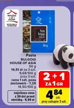 Carrefour Pasta Bulgogi House of Asia oferta
