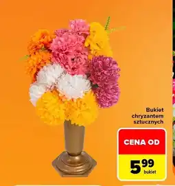 Carrefour Bukiet chryzantem sztucznych oferta