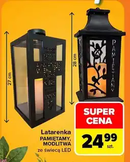 Carrefour Latarenka Modlitwa ze świecą LED oferta