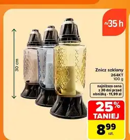 Carrefour Znicz szklany 264KT oferta
