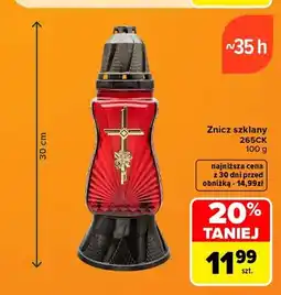Carrefour Znicz szklany 265CK oferta