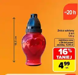 Carrefour Znicz szklany Z-9/1 oferta