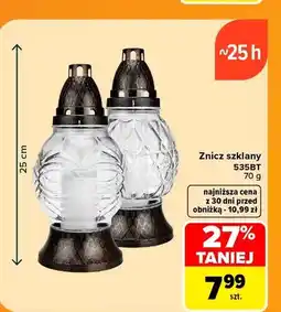 Carrefour Znicz szklany 535BT oferta
