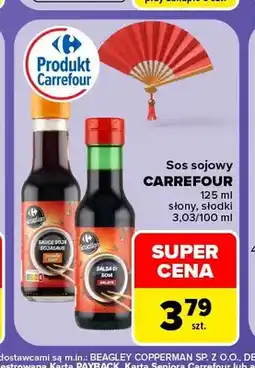 Carrefour Sos sojowy słony Carrefour oferta