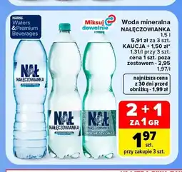 Carrefour Woda mineralna niegazowana Nałęczowianka oferta