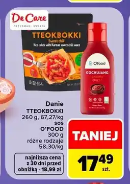 Carrefour Danie Tteokbokki O'Food oferta