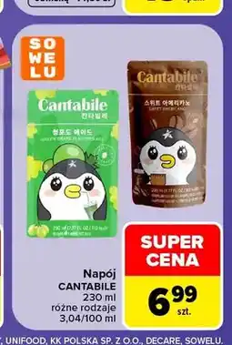Carrefour Napój Cantabile Green Grape oferta