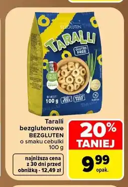 Carrefour Taralli bezglutenowe o smaku cebulki Bezgluten oferta