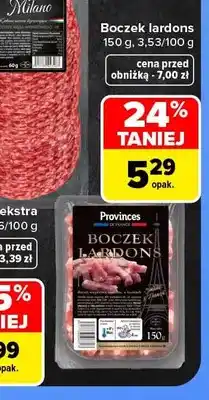 Carrefour Boczek lardons Provinces de France oferta
