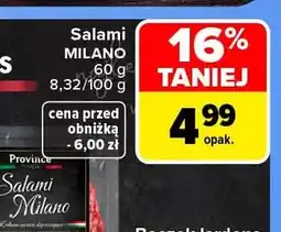 Carrefour Salami Milano Provinces de France oferta