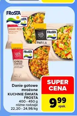 Carrefour Danie gotowe mrożone Kuchnie Świata Frosta oferta
