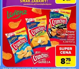 Carrefour Chipsy Crunchips X-Cut Salted oferta