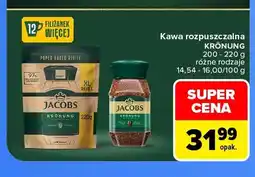 Carrefour Kawa rozpuszczalna Krönung Jacobs oferta