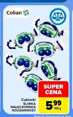 Carrefour Cukierki Śliwka Nałęczowska Solidarność oferta