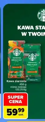 Carrefour Kawa ziarnista Starbucks oferta