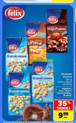 Carrefour Orzeszki ziemne prażone bez soli Felix oferta