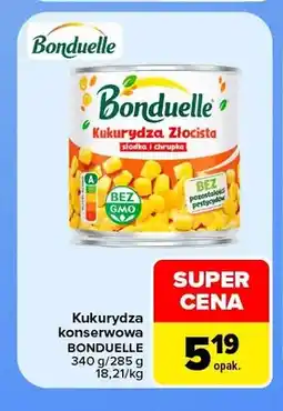 Carrefour Kukurydza konserwowa Bonduelle oferta