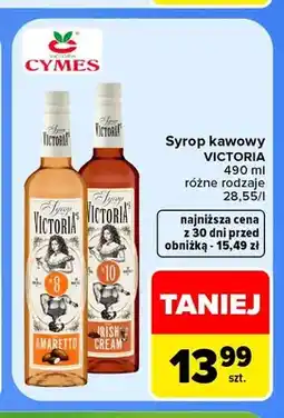 Carrefour Syrop kawowy amaretto Victoria oferta