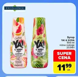 Carrefour Syrop Ya! & Soda grapefruit Excellence oferta