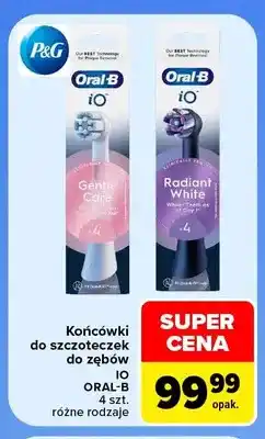Carrefour Końcówki do szczoteczek do zębów iO Gentle Care Oral-B 4 szt oferta