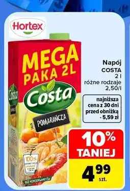 Carrefour Napój Costa oferta