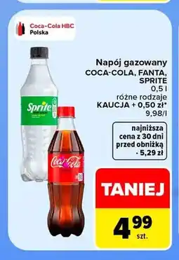 Carrefour Napój gazowany Coca-Cola oferta