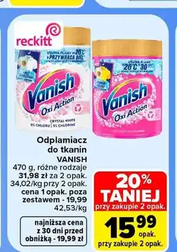 Carrefour Odplamiacz do tkanin Vanish oferta