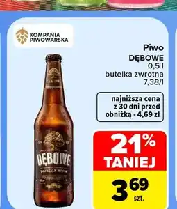 Carrefour Piwo Dębowe oferta