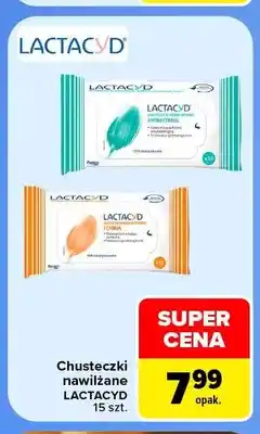 Carrefour Chusteczki nawilżane Antibacterial Lactacyd oferta