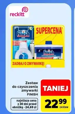 Carrefour Zestaw do czyszczenia zmywarki Finish oferta