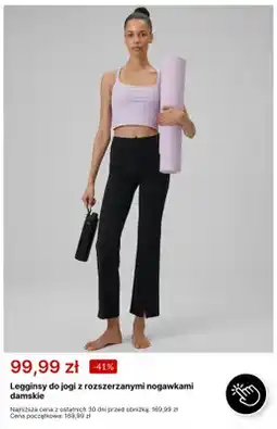 4F Legginsy do jogi z rozszerzanymi nogawkami damskie oferta
