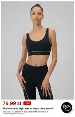 4F Biustonosz do jogi z niskim wsparciem damski 4F oferta