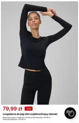 4F Longsleeve do jogi slim szybkoschnący damski oferta