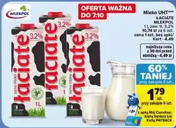 Carrefour Mleko UHT Łaciate Mlekpol oferta