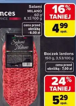 Carrefour Provinces Salami Milano oferta