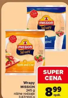 Carrefour Wrapy MISSION oferta