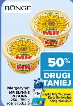Carrefour Margaryna MR SŁYNNE ROŚLINNE oferta