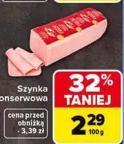 Carrefour Szynka konserwowa Pekpol oferta