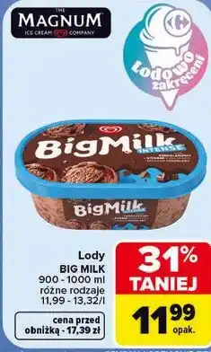 Carrefour Lody Big Milk oferta