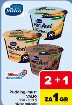 Carrefour Pudding, mus Valio Profeel oferta