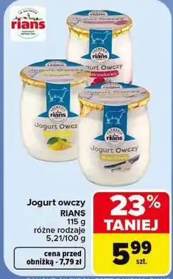 Carrefour Jogurt owczy Rians oferta